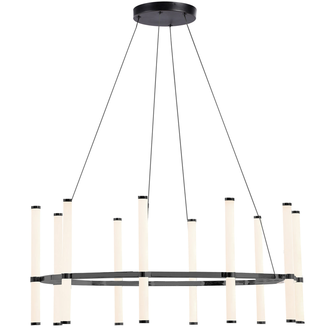 Corvette LED Chandelier in Black - available from The Lighting Shoppe, trusted by Canadian homeowners