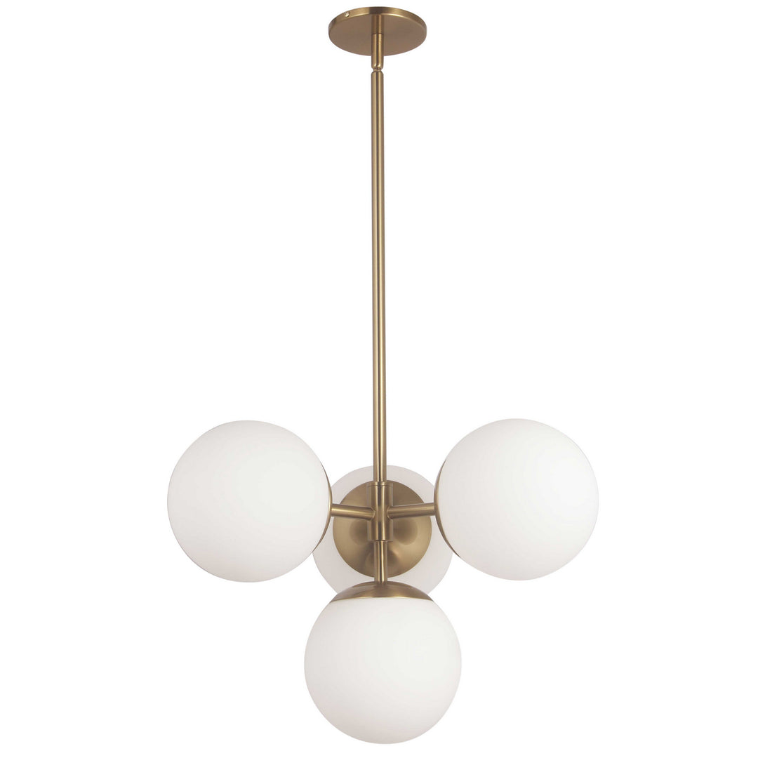 Dayana Four Light Pendant in Aged Brass - available from The Lighting Shoppe, trusted by Canadian homeowners