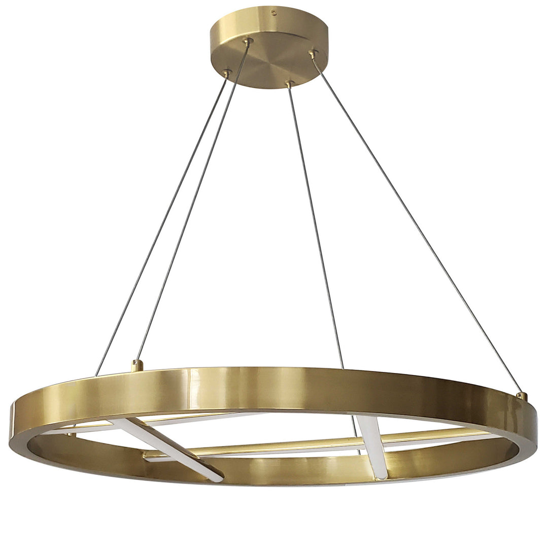 Dante LED Pendant in Aged Brass - available from The Lighting Shoppe, trusted by Canadian homeowners