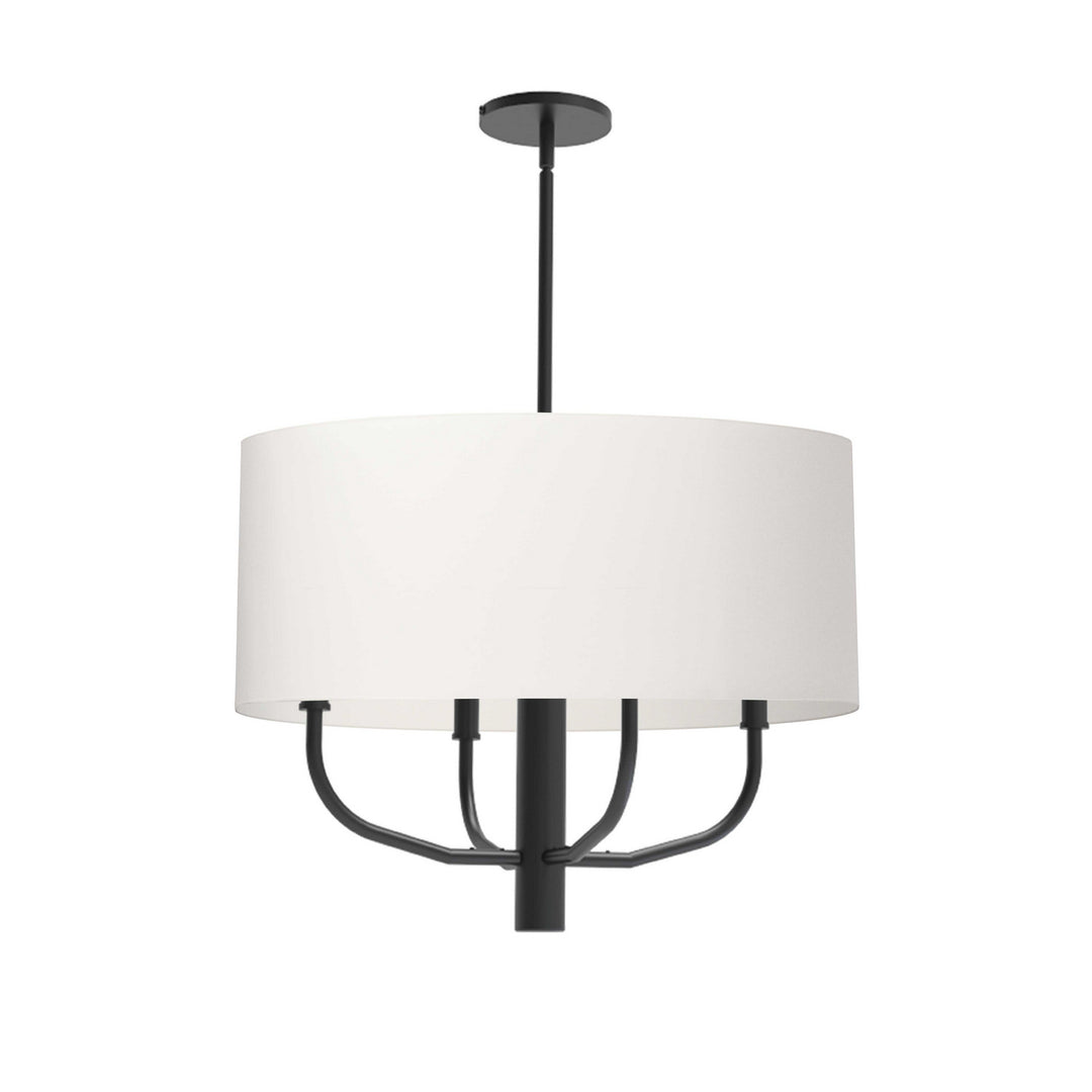 Eleanor Four Light Chandelier in White - available from The Lighting Shoppe, trusted by Canadian homeowners