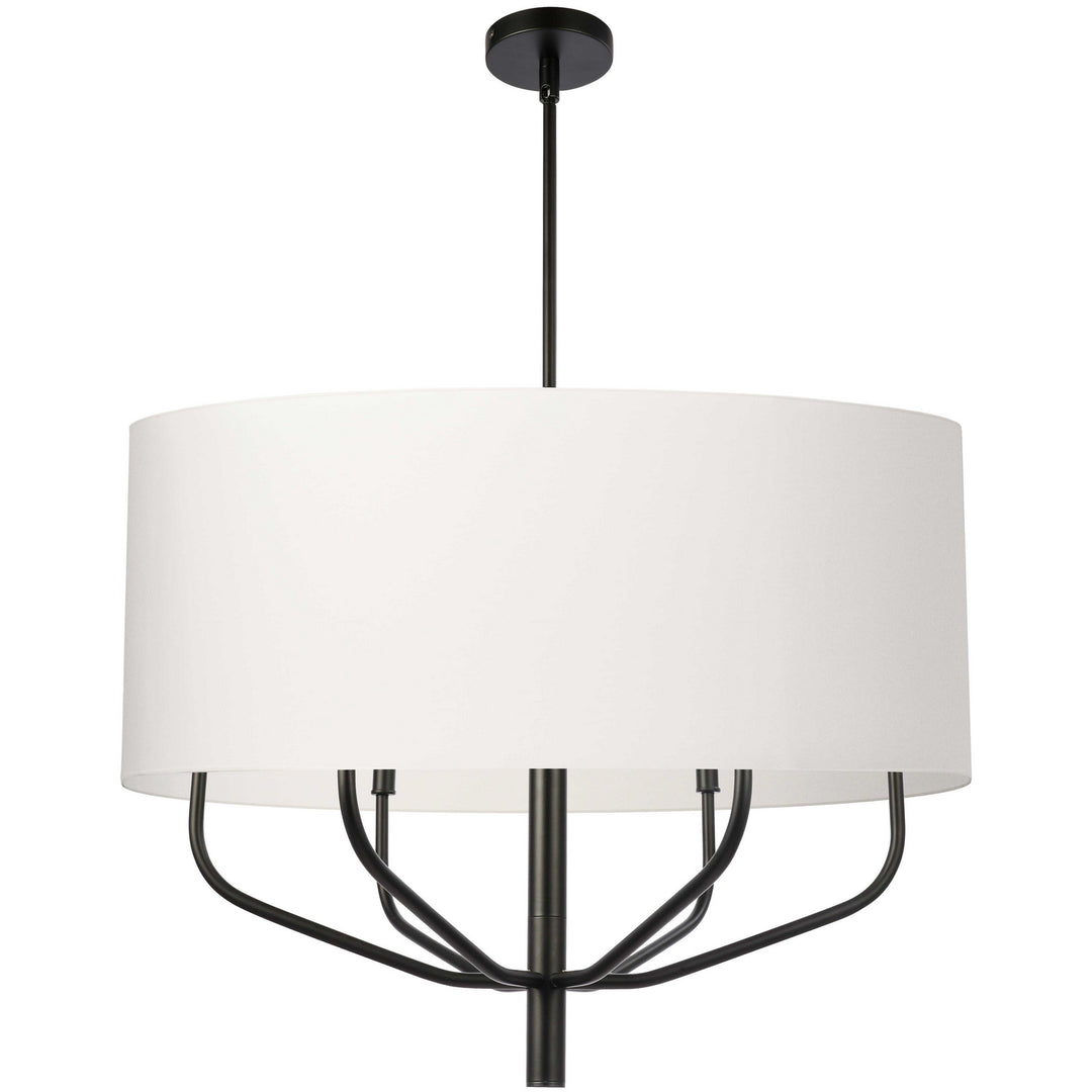 Eleanor Six Light Chandelier in White - available from The Lighting Shoppe, trusted by Canadian homeowners