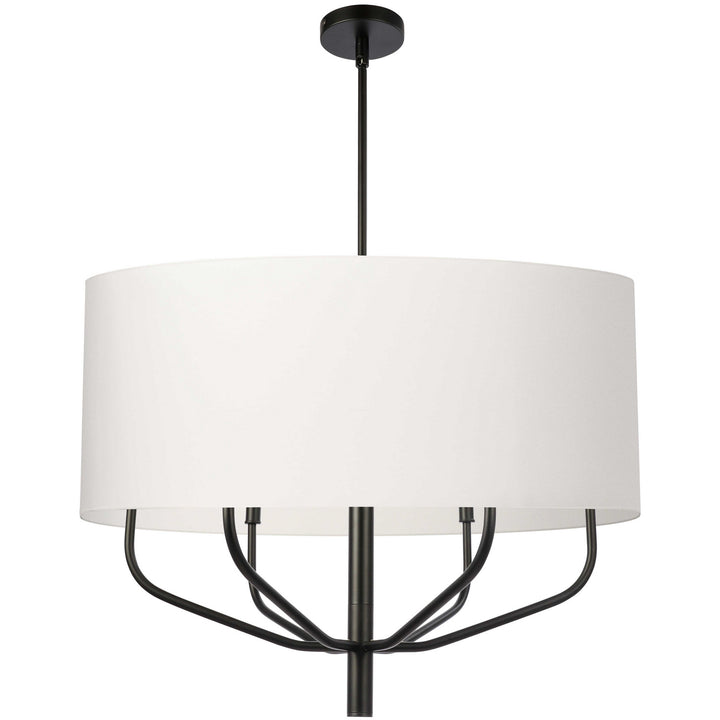 Eleanor Six Light Chandelier in White - available from The Lighting Shoppe, trusted by Canadian homeowners