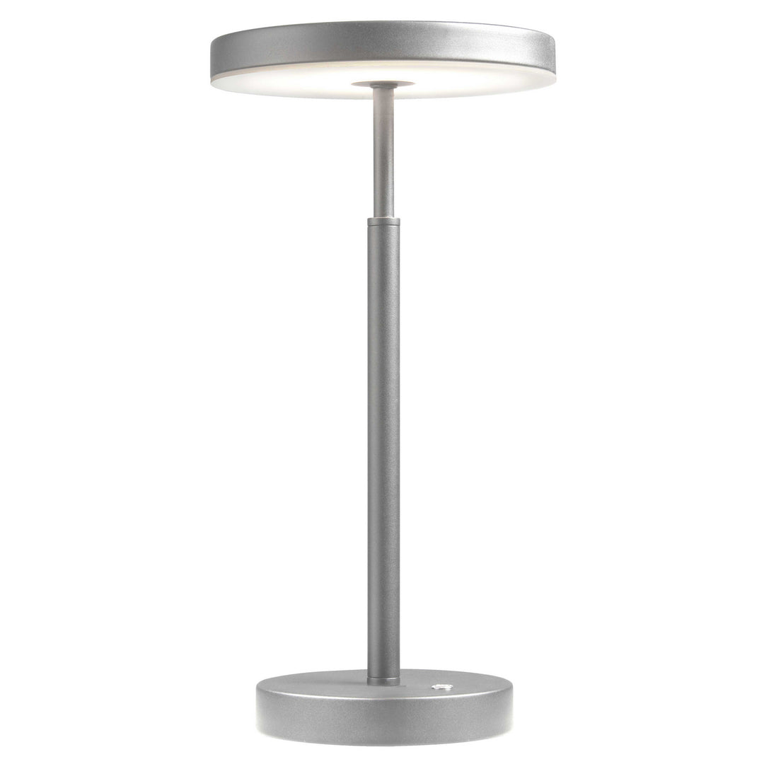 Francine LED Table Lamp in Satin Nickel - available from The Lighting Shoppe, trusted by Canadian homeowners