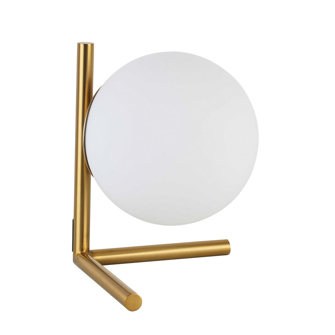 Folgar One Light Table Lamp in Aged Brass - available from The Lighting Shoppe, trusted by Canadian homeowners