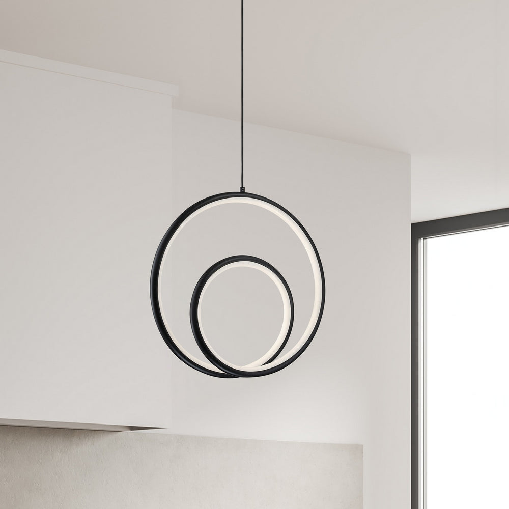 Dainolite Canada - GBL-1222LEDP-MB - LED Pendant - Gabriel - Matte Black