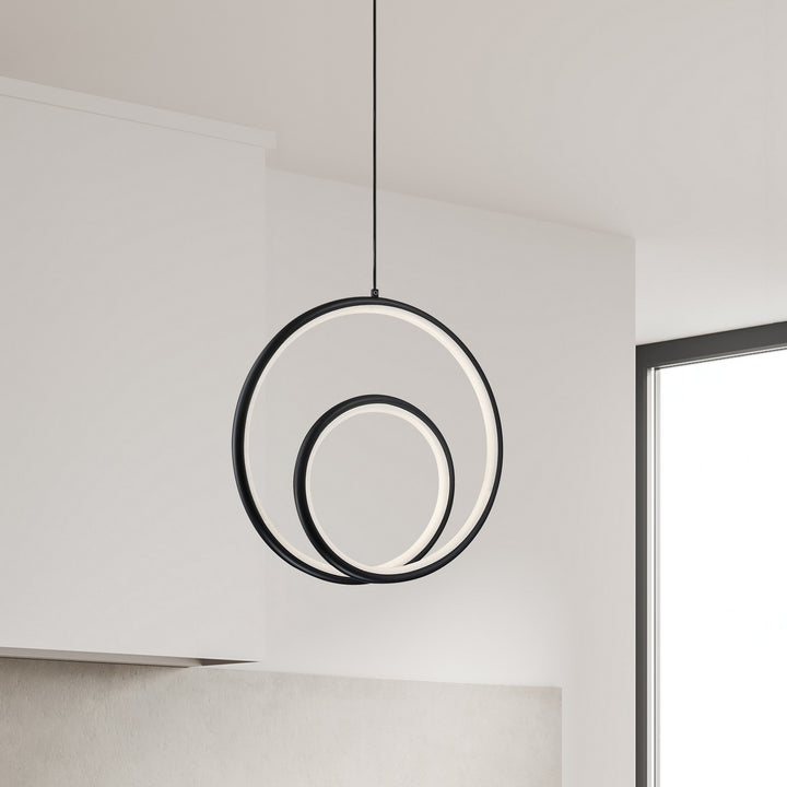 Dainolite Canada - GBL-1222LEDP-MB - LED Pendant - Gabriel - Matte Black