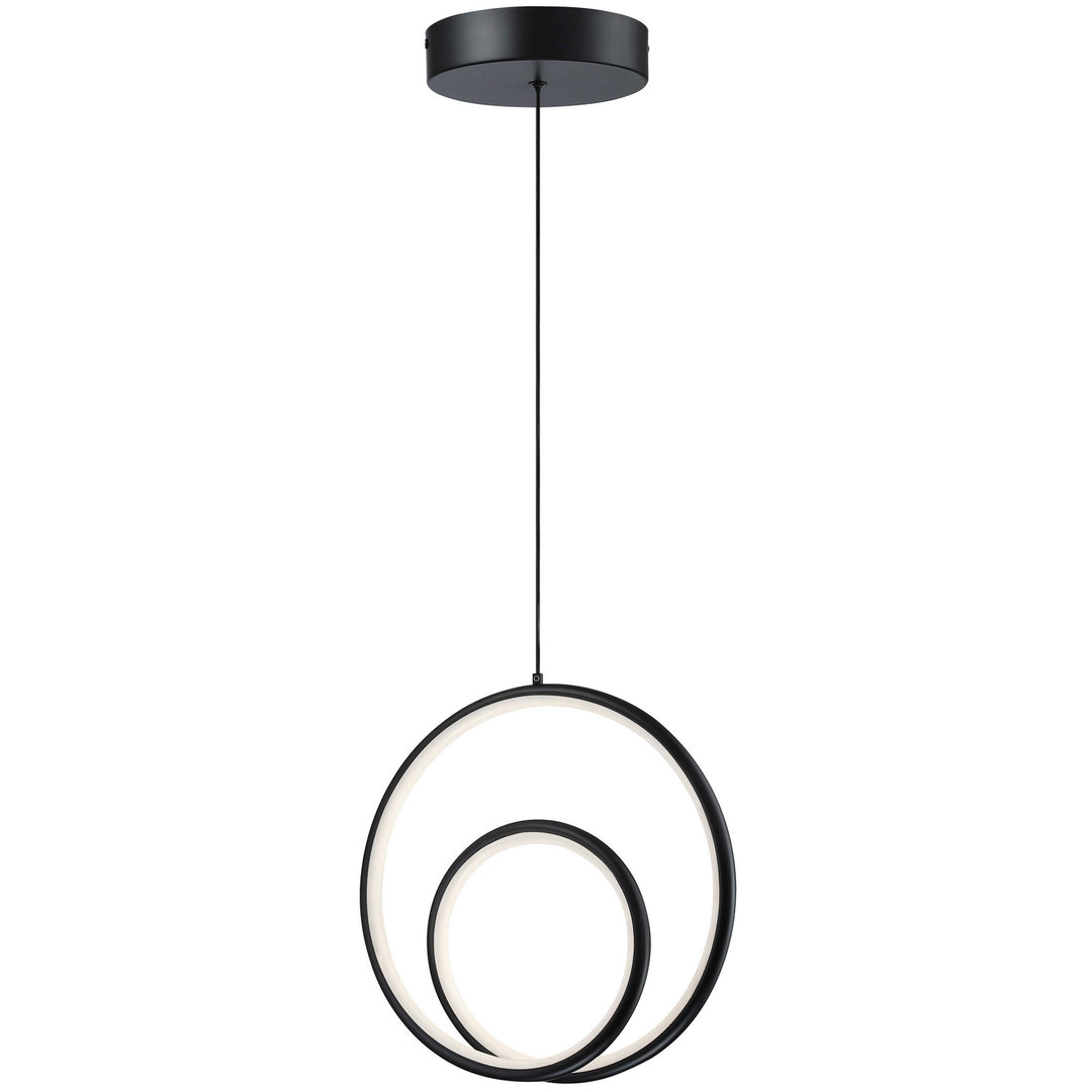 Gabriel LED Pendant in Matte Black - available from The Lighting Shoppe, trusted by Canadian homeowners