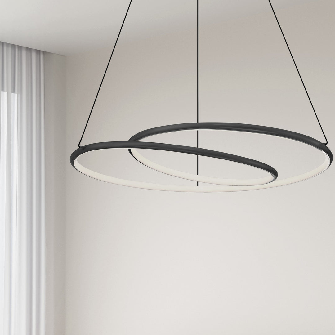 Dainolite Canada - GBL-2438LEDC-MB - LED Chandelier - Gabriel - Matte Black