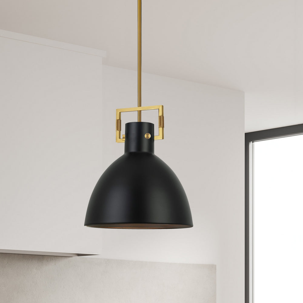 Dainolite Canada - LBY-141P-MB-AGB - One Light Pendant - Liberty - Matte Black