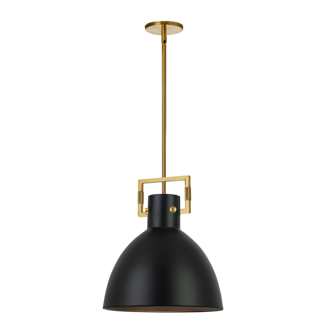 Liberty One Light Pendant in Matte Black - available from The Lighting Shoppe, trusted by Canadian homeowners