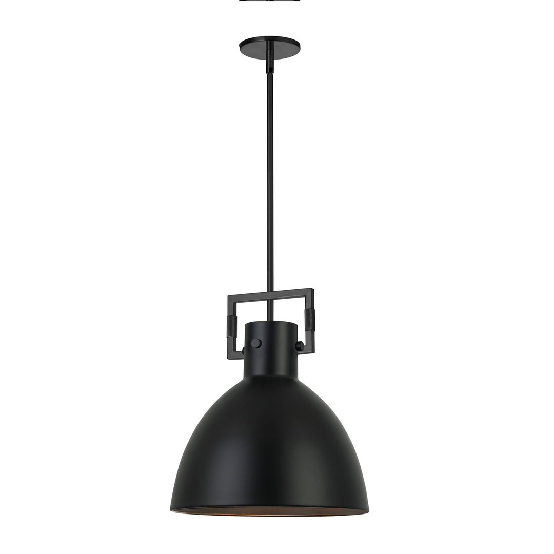 Liberty One Light Pendant in Matte Black - available from The Lighting Shoppe, trusted by Canadian homeowners