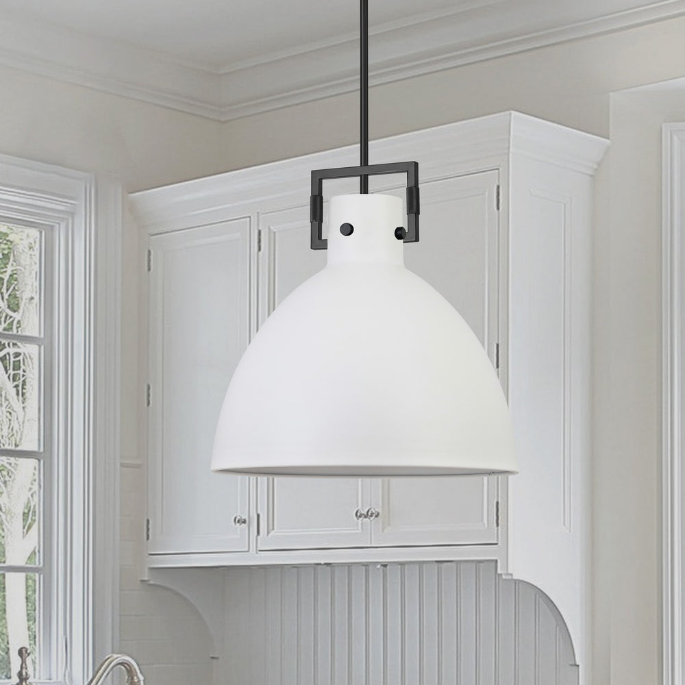 Dainolite Canada - LBY-201P-MW-MB - One Light Pendant - Liberty - Matte White