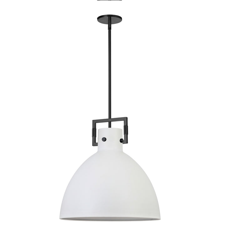Liberty One Light Pendant in Matte White - available from The Lighting Shoppe, trusted by Canadian homeowners