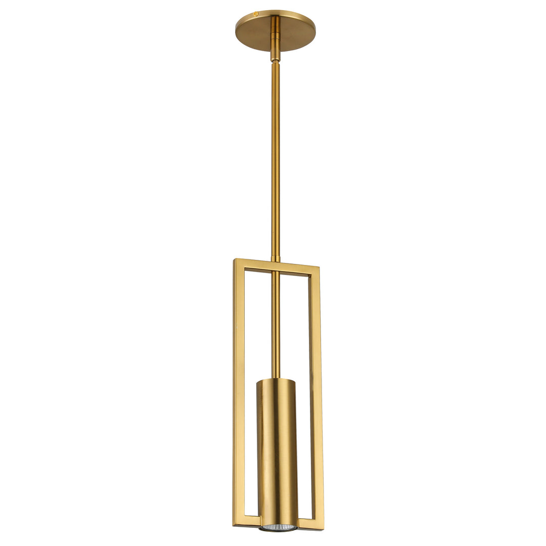 Pauline One Light Pendant in Aged Brass - available from The Lighting Shoppe, trusted by Canadian homeowners