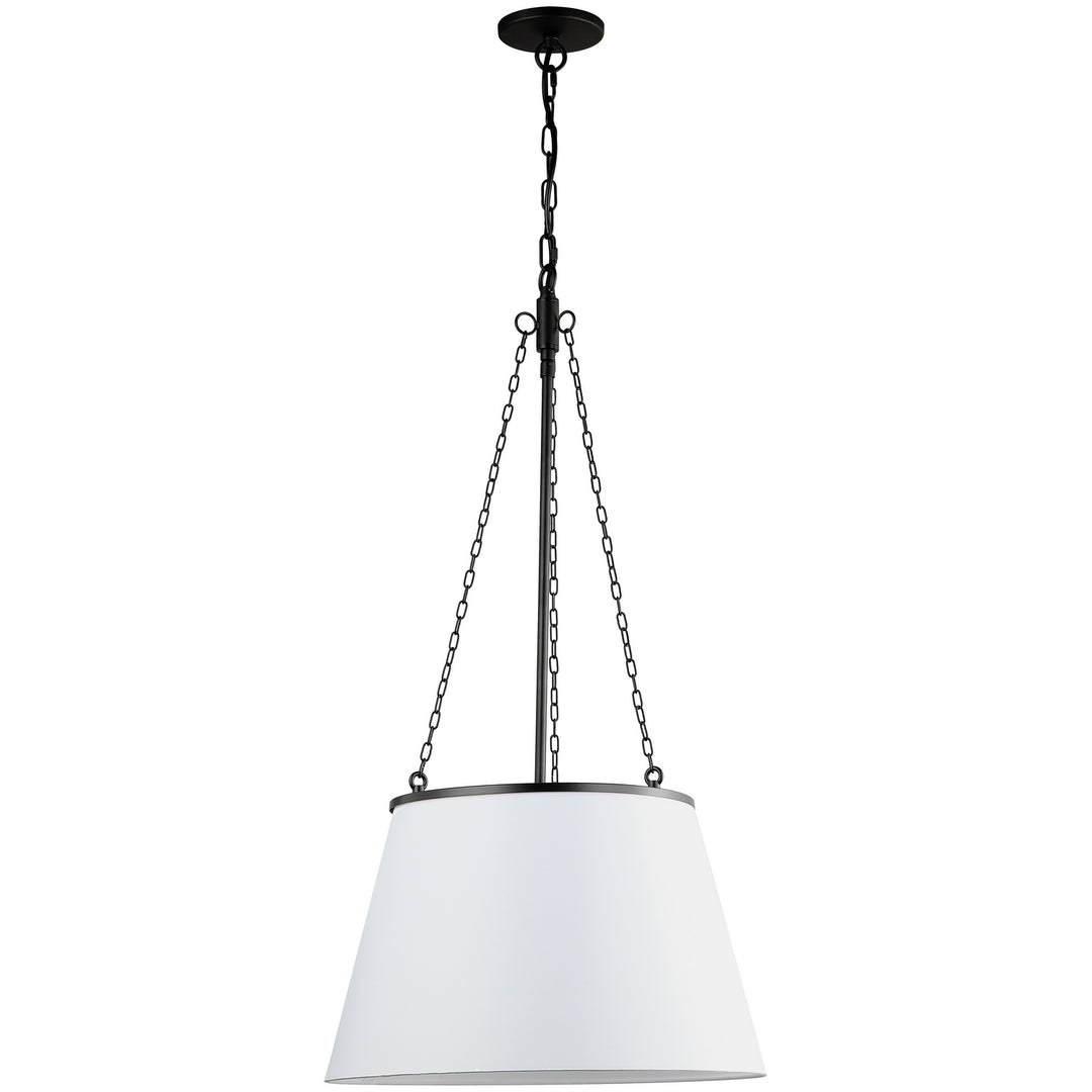 Plymouth One Light Pendant in White - available from The Lighting Shoppe, trusted by Canadian homeowners