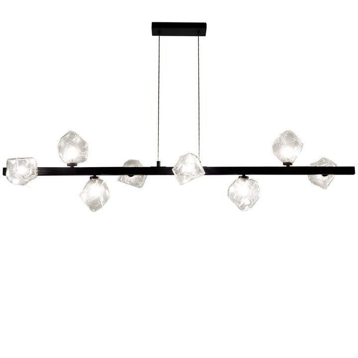 Pearlene Eight Light Pendant in Matte Black - available from The Lighting Shoppe, trusted by Canadian homeowners