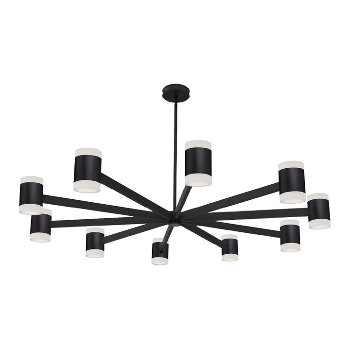Wilson LED Chandelier in Matte Black - available from The Lighting Shoppe, trusted by Canadian homeowners