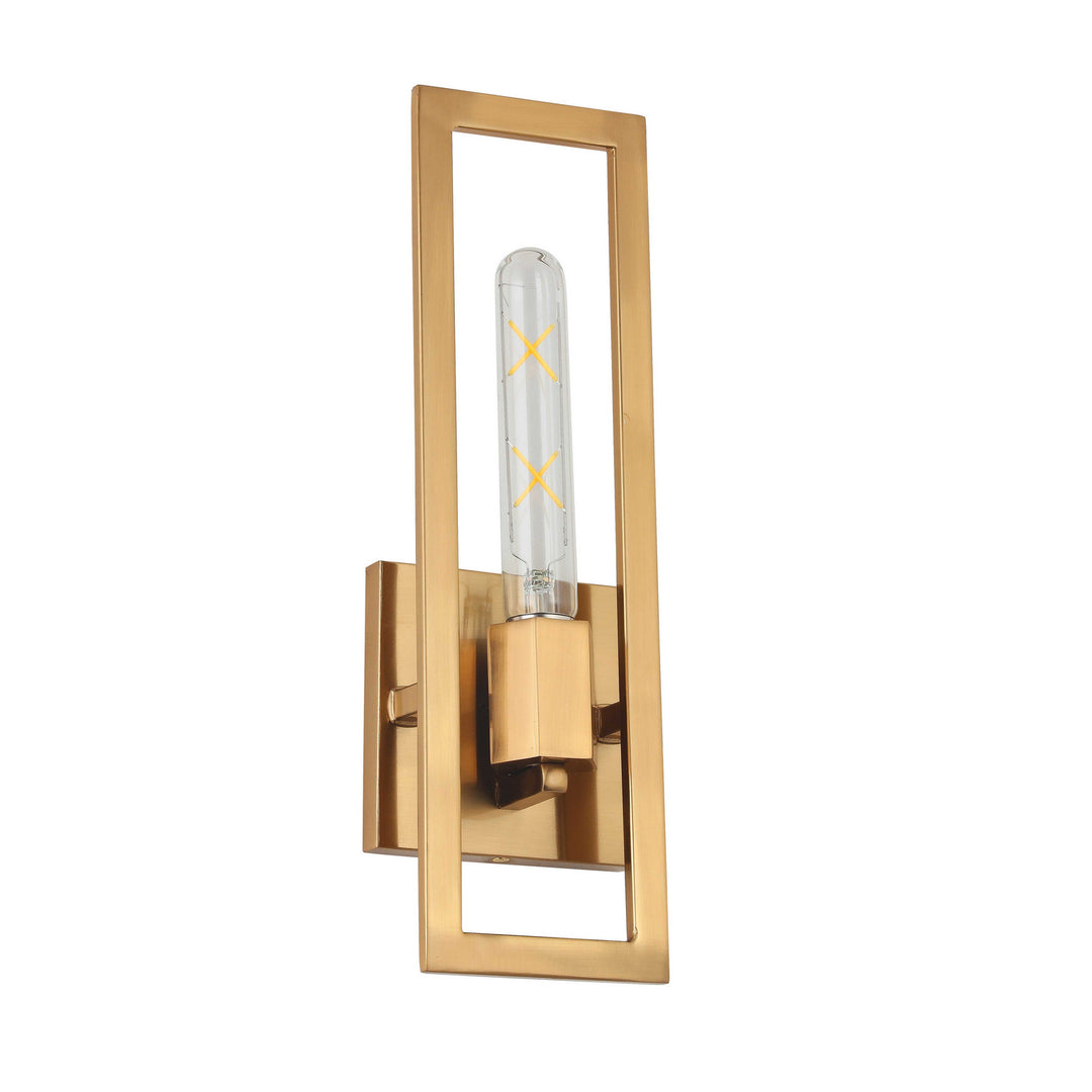 Wisteria One Light Wall Sconce in Aged Brass - available from The Lighting Shoppe, trusted by Canadian homeowners