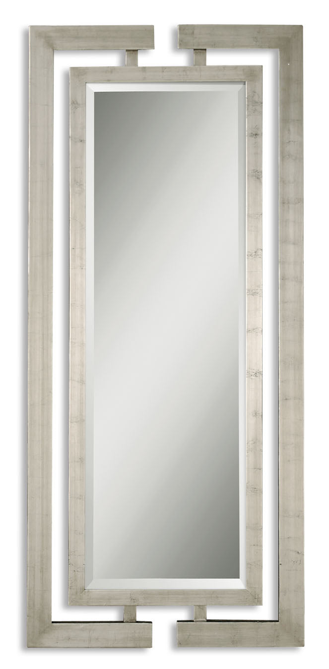 Jamal Mirror in Silver Leaf - available from The Lighting Shoppe, trusted by Canadian homeowners