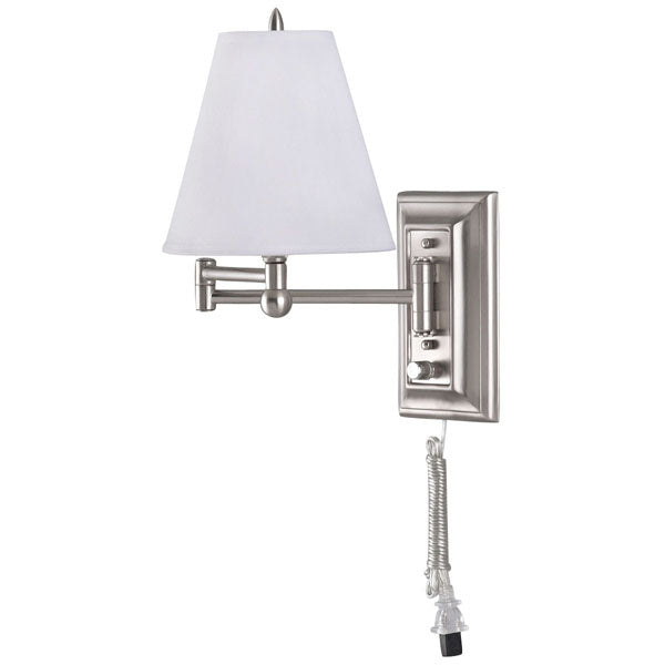 Wall One Light Wall Sconce in Brushed Pewter - available from The Lighting Shoppe, trusted by Canadian homeowners