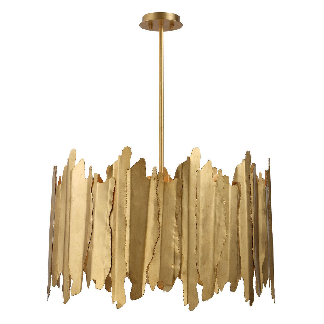 Golden Eight Light Pendant in Gold Leaf - available from The Lighting Shoppe, trusted by Canadian homeowners