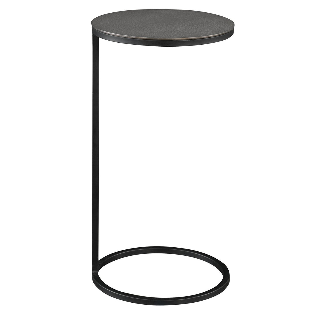 Brunei Accent/Drink Table in Aged Black Iron - available from The Lighting Shoppe, trusted by Canadian homeowners