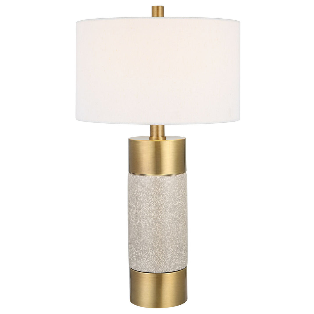 Adelia One Light Table Lamp in Antique Brass Iron - available from The Lighting Shoppe, trusted by Canadian homeowners