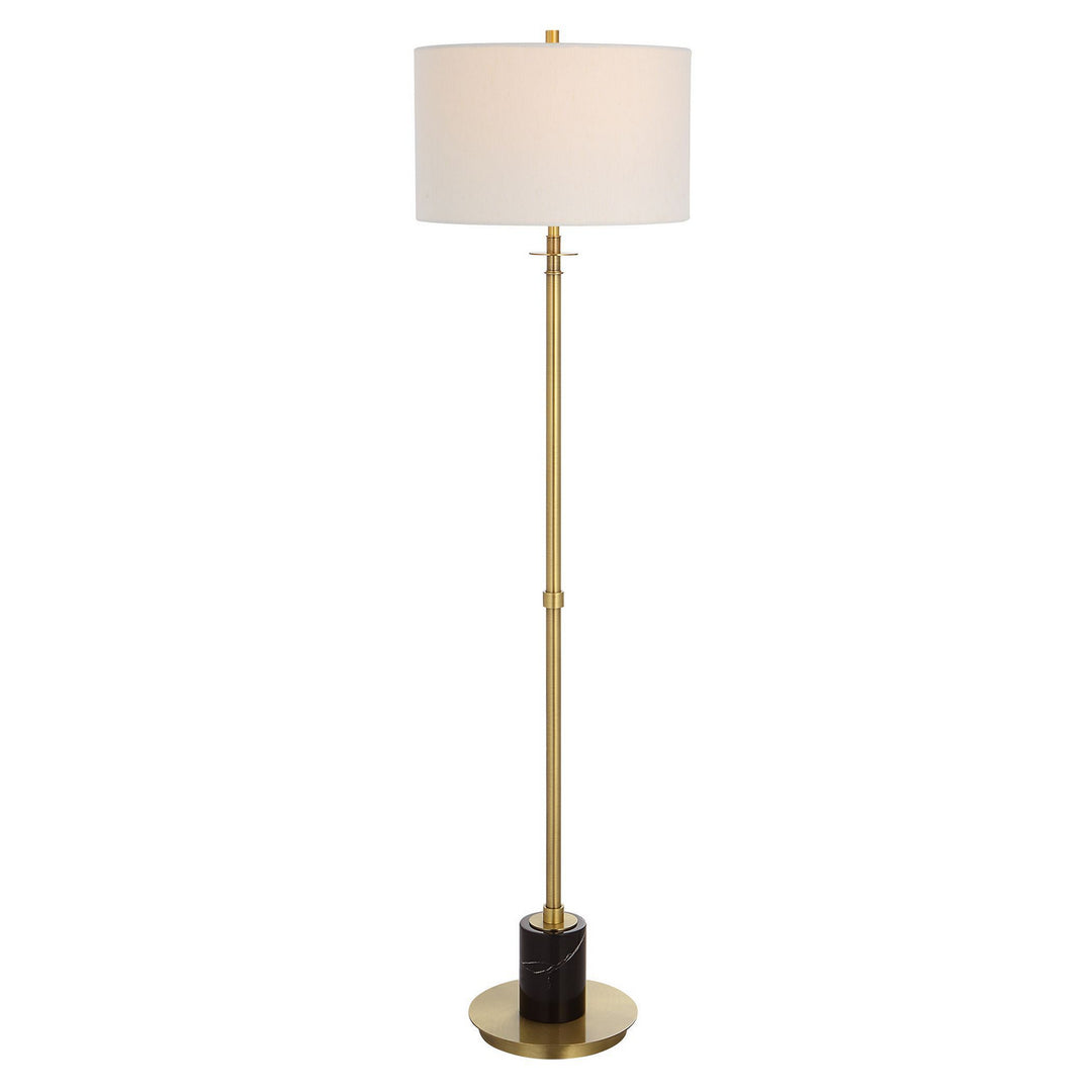 Guard One Light Floor Lamp in Antiqued Plated Brass - available from The Lighting Shoppe, trusted by Canadian homeowners