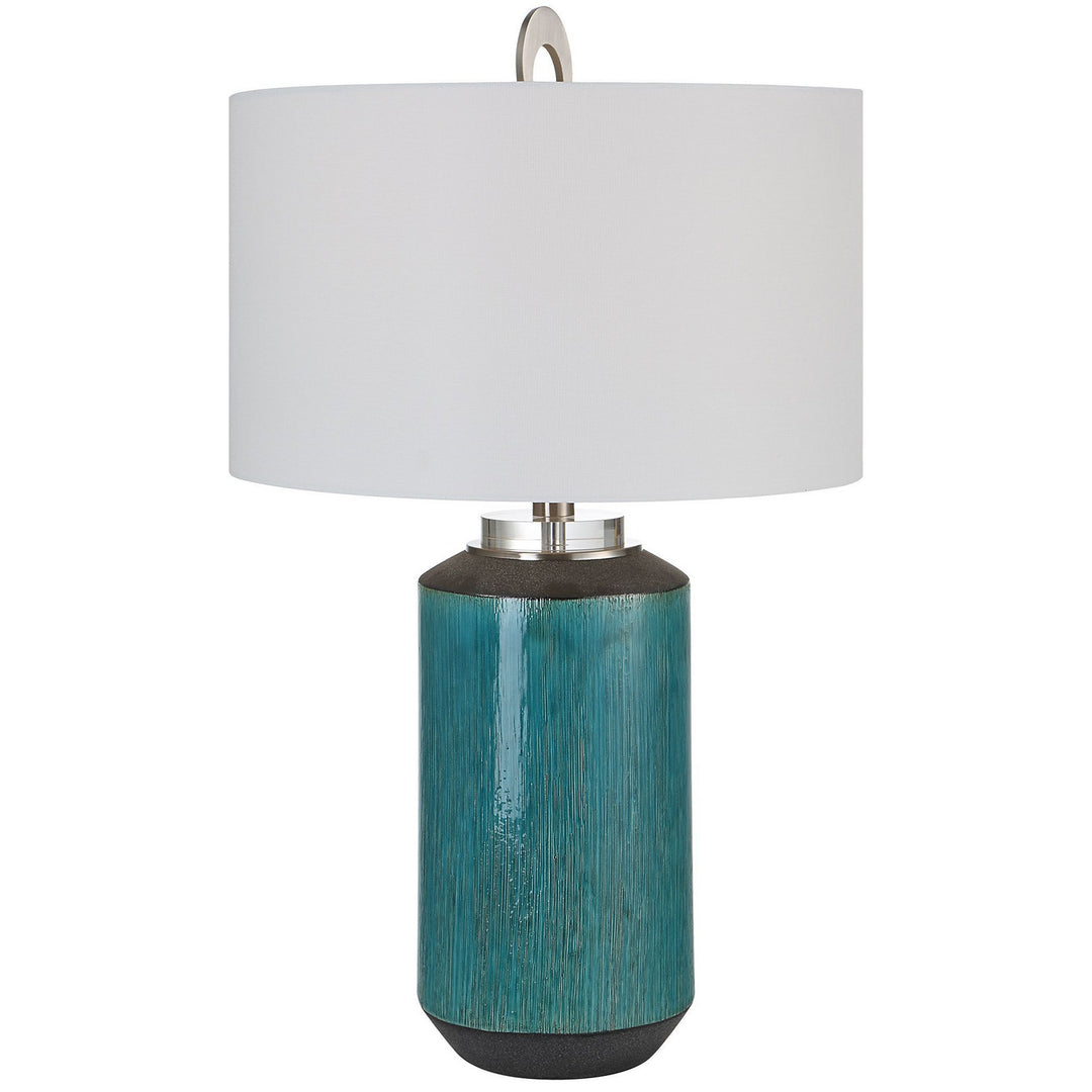 Maui One Light Table Lamp in Matte Bronze - available from The Lighting Shoppe, trusted by Canadian homeowners