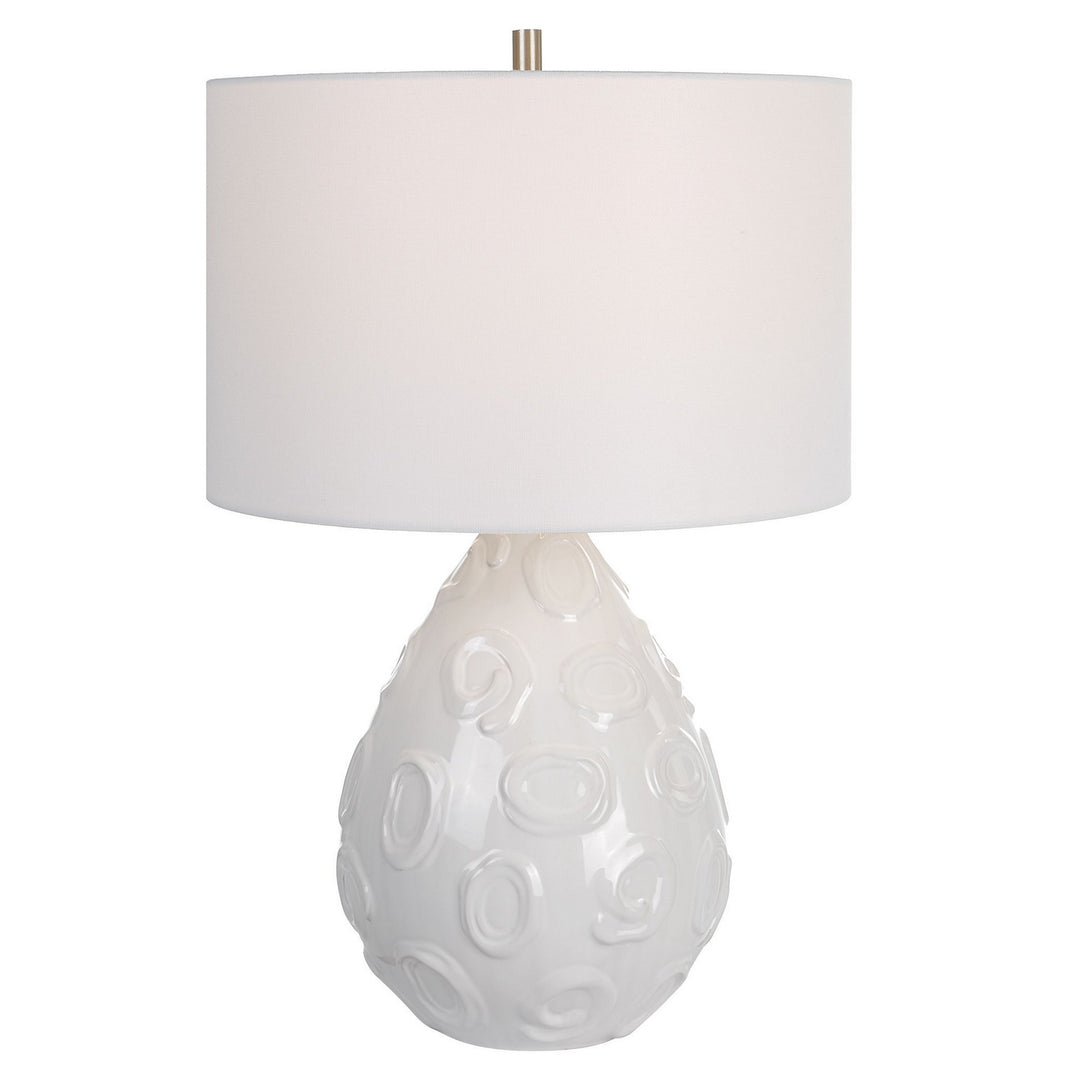 Loop One Light Table Lamp in Brushed Nickel - available from The Lighting Shoppe, trusted by Canadian homeowners