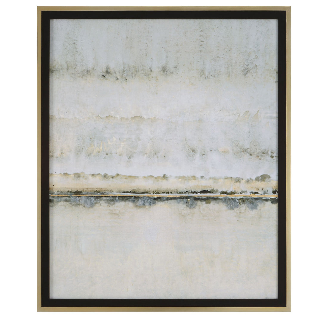 Gilded Horizon Framed Print in Antique Gold Leaf - available from The Lighting Shoppe, trusted by Canadian homeowners