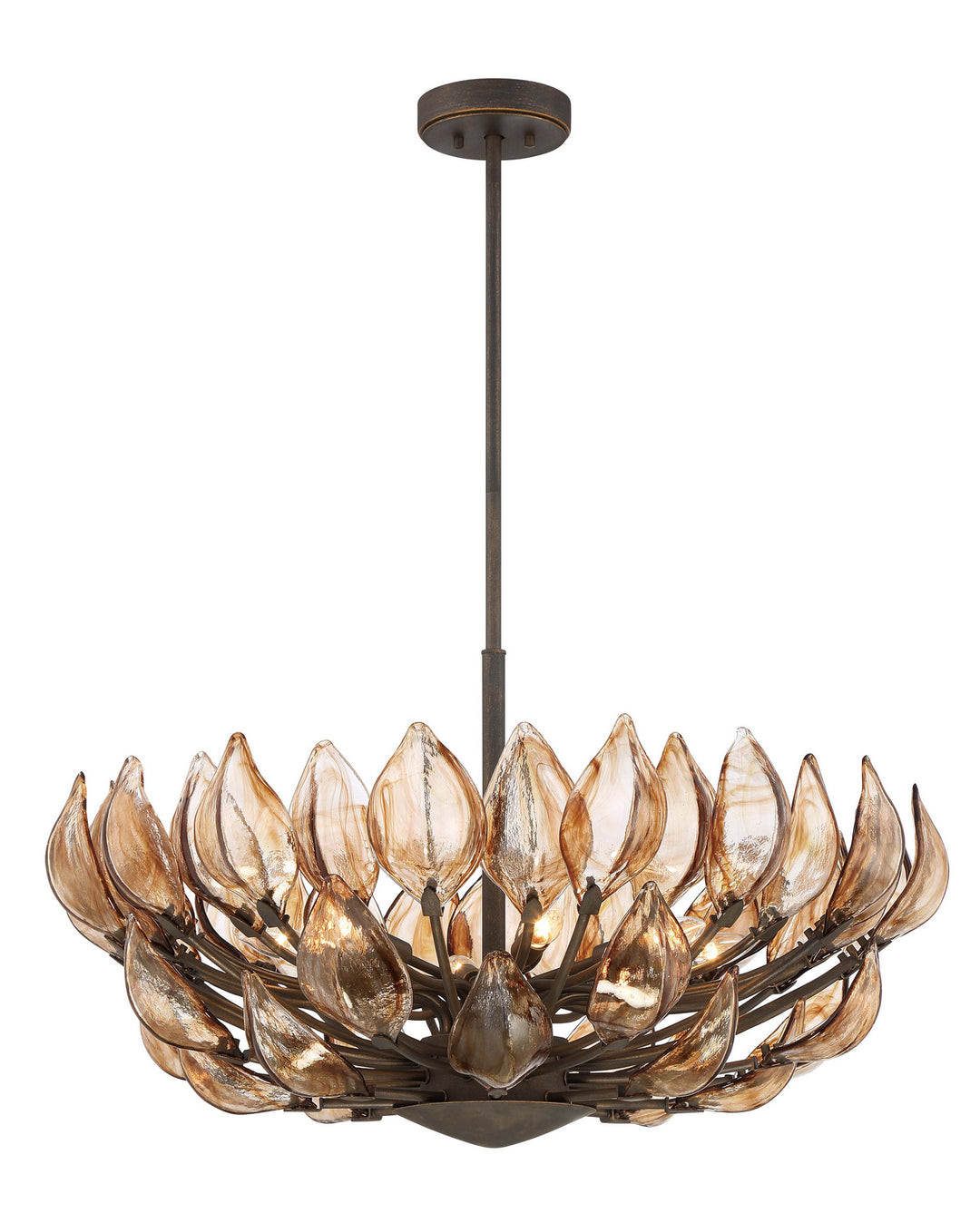 Arboles Eight Light Pendant in Heritage Bronze - available from The Lighting Shoppe, trusted by Canadian homeowners