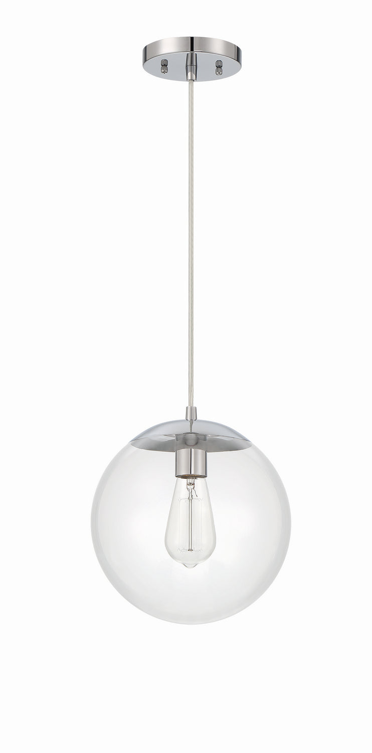 Gaze One Light Pendant in Chrome - available from The Lighting Shoppe, trusted by Canadian homeowners