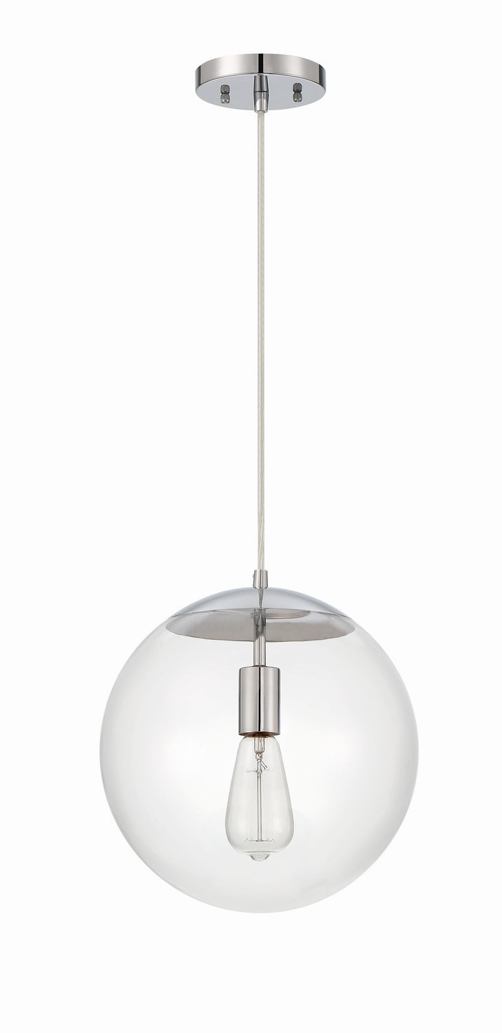 Gaze One Light Pendant in Chrome - available from The Lighting Shoppe, trusted by Canadian homeowners