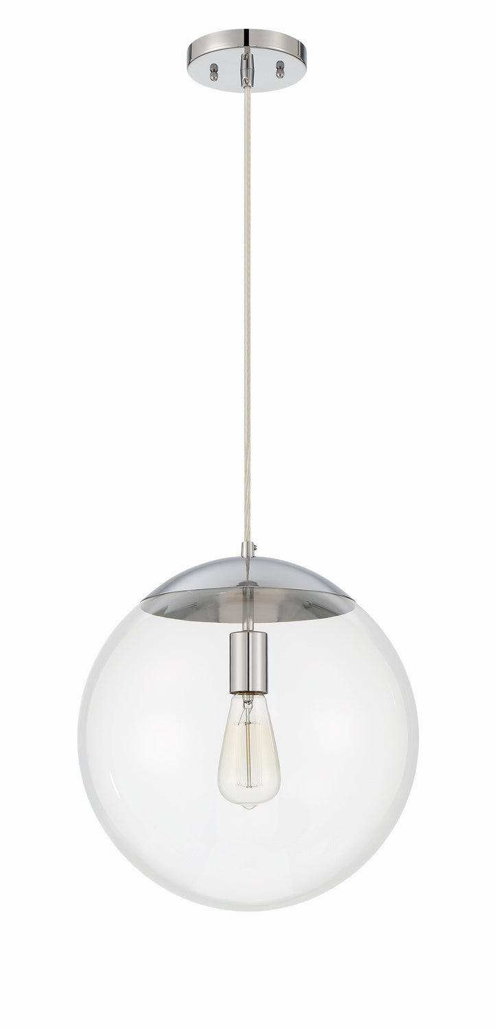 Gaze One Light Pendant in Chrome - available from The Lighting Shoppe, trusted by Canadian homeowners