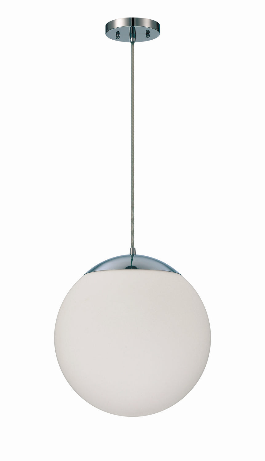 Gaze One Light Pendant in Chrome - available from The Lighting Shoppe, trusted by Canadian homeowners