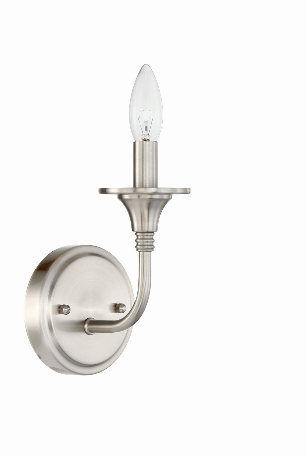 Jolenne One Light Wall Sconce in Brushed Polished Nickel - available from The Lighting Shoppe, trusted by Canadian homeowners