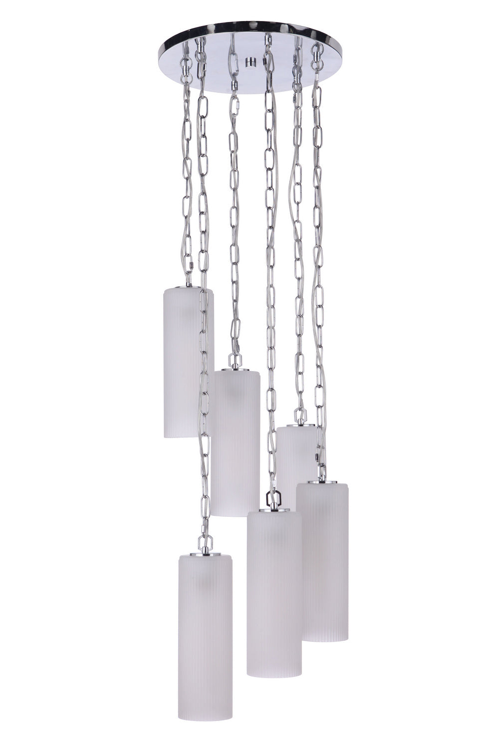 Myos Six Light Pendant in Chrome - available from The Lighting Shoppe, trusted by Canadian homeowners