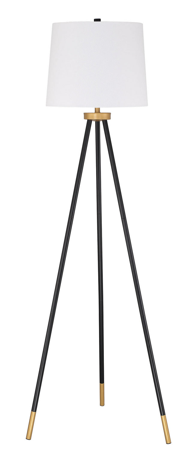 Floor Lamp One Light Floor Lamp in Painted Black/Painted Gold - available from The Lighting Shoppe, trusted by Canadian homeowners