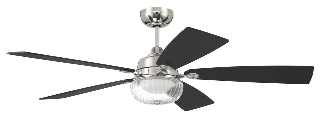 Chandler 52"Ceiling Fan in Polished Nickel - available from The Lighting Shoppe, trusted by Canadian homeowners