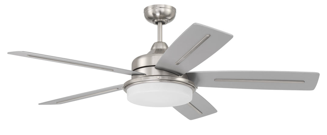 Drew 54"Ceiling Fan in Brushed Polished Nickel - available from The Lighting Shoppe, trusted by Canadian homeowners