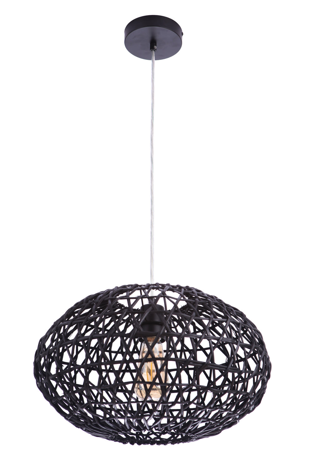 Pendant One Light Pendant in Flat Black - available from The Lighting Shoppe, trusted by Canadian homeowners