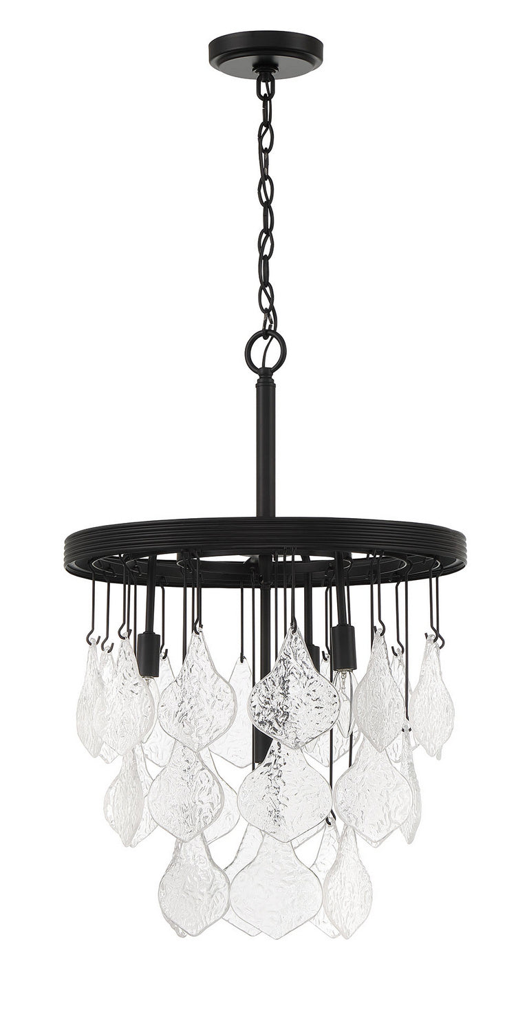 Vesi Four Light Pendant in Flat Black - available from The Lighting Shoppe, trusted by Canadian homeowners
