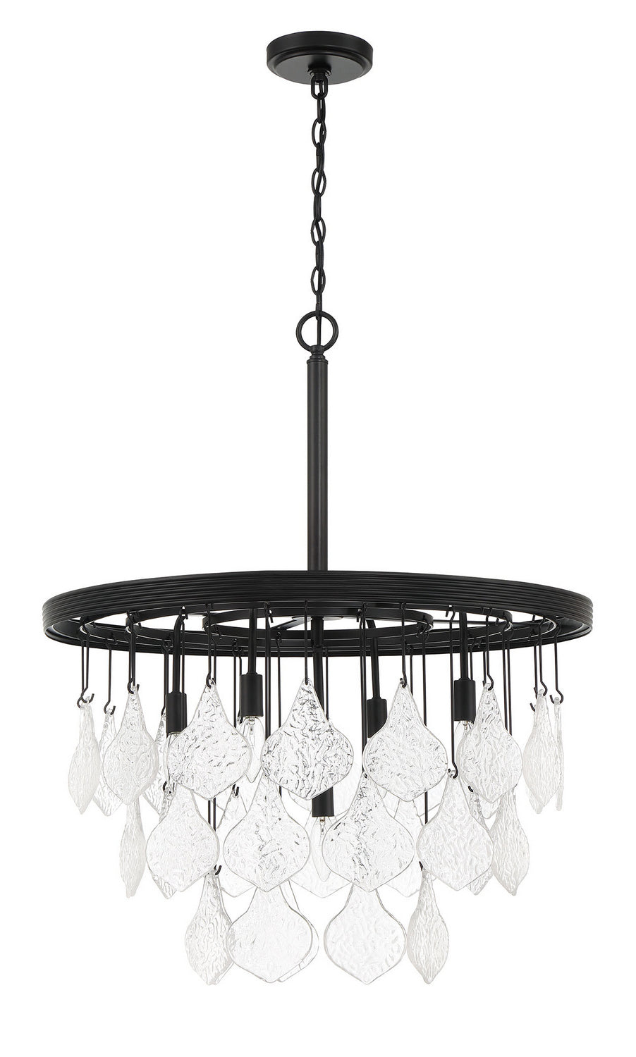 Vesi Five Light Pendant in Flat Black - available from The Lighting Shoppe, trusted by Canadian homeowners