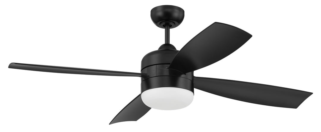 Sebastion 52"Ceiling Fan in Flat Black - available from The Lighting Shoppe, trusted by Canadian homeowners