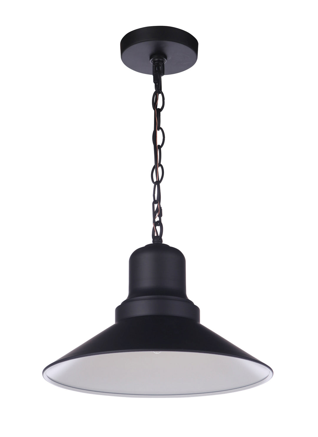 Singleton One Light Outdoor Pendant in Midnight - available from The Lighting Shoppe, trusted by Canadian homeowners