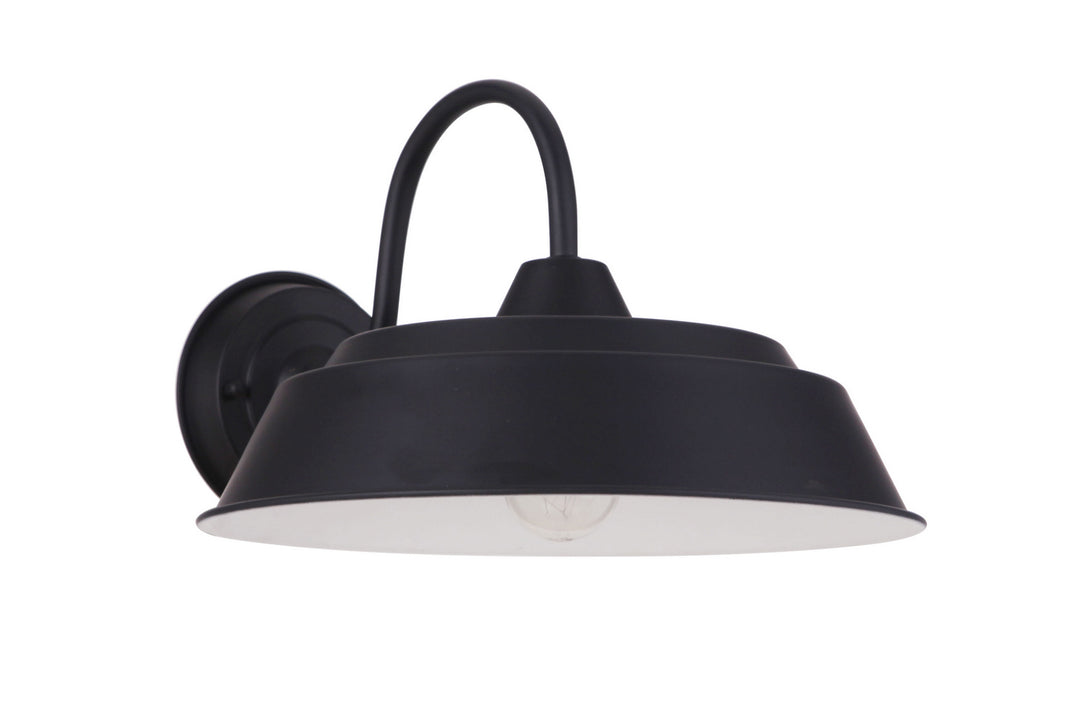 Landmark One Light Outdoor Wall Mount in Midnight - available from The Lighting Shoppe, trusted by Canadian homeowners