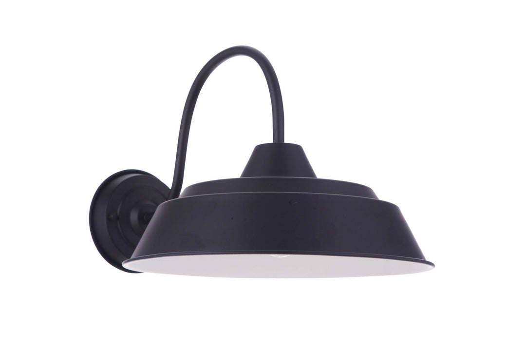 Landmark One Light Outdoor Wall Mount in Midnight - available from The Lighting Shoppe, trusted by Canadian homeowners