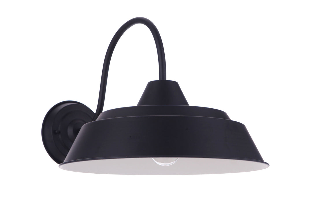 Landmark One Light Outdoor Wall Mount in Midnight - available from The Lighting Shoppe, trusted by Canadian homeowners