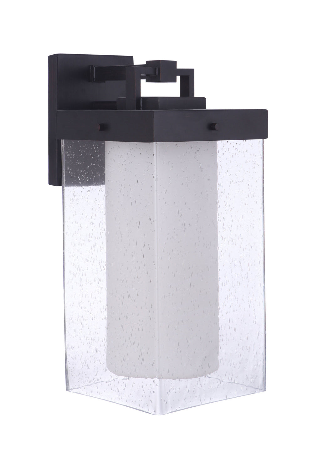 Hayner One Light Outdoor Wall Mount in Midnight - available from The Lighting Shoppe, trusted by Canadian homeowners